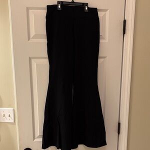 Chatoyant Black Bell Bottom Pants